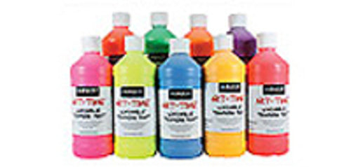 Art Supplies 225729 Fluorescent Tempera Paint - Pink