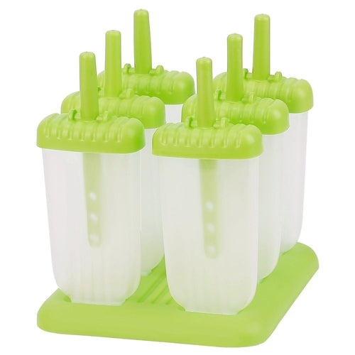 6Pcs Popsicle Molds Reusable Ice Cream DIY Ice Pop Maker Ice Bar Maker