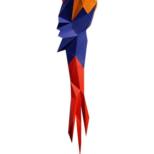 Macaw Wall Art & Decor (DIY Papercraft)